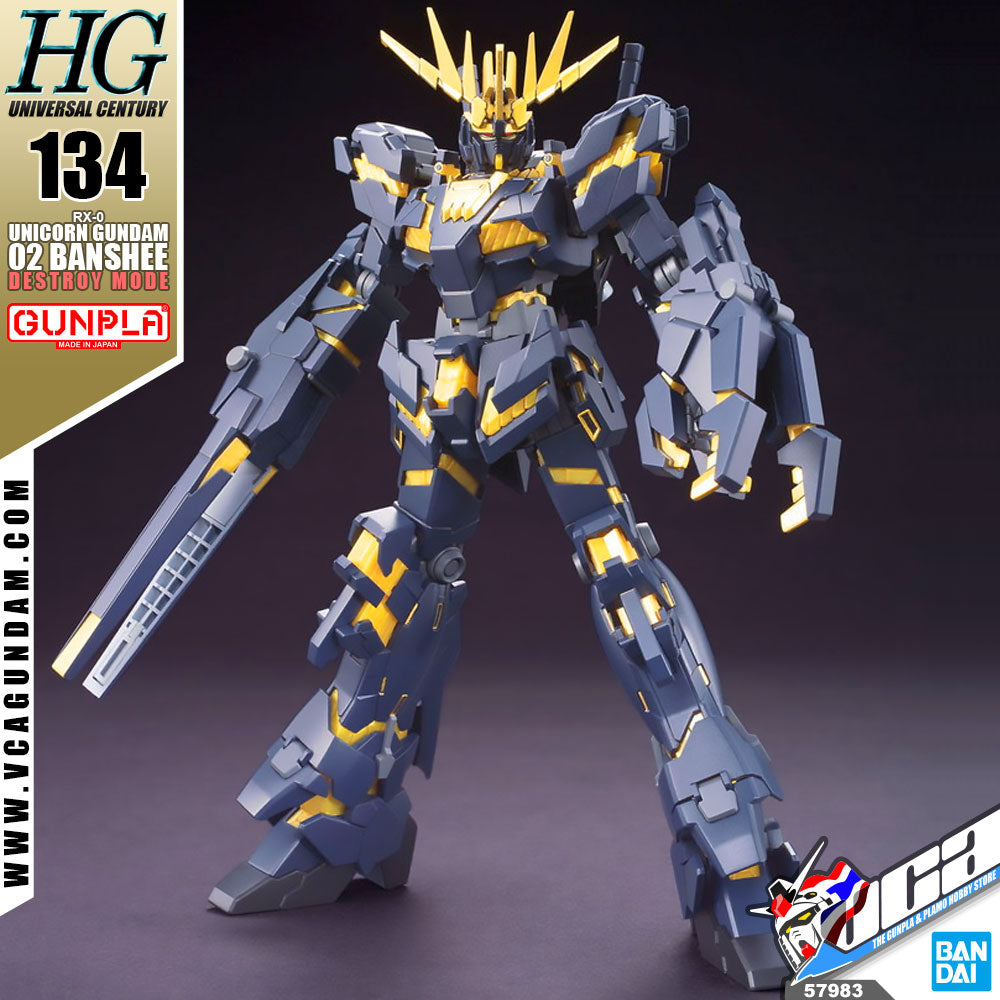 Bandai HG Unicorn 02 Banshee Norm HGUC