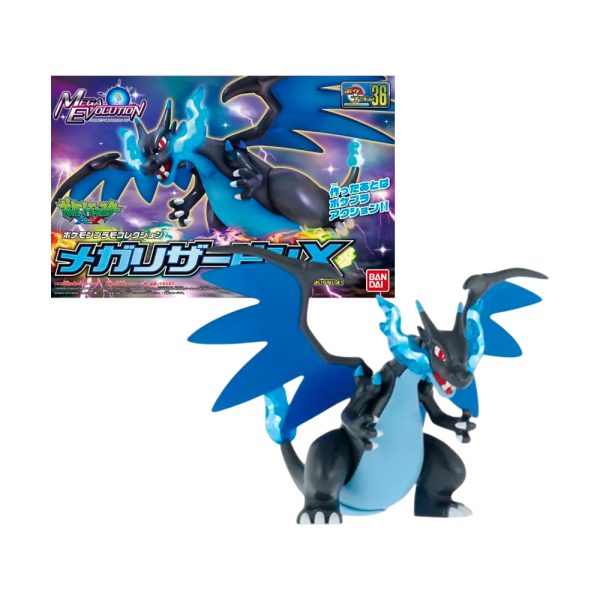 Bandai Mega Charizard X Pokemon Model Kit