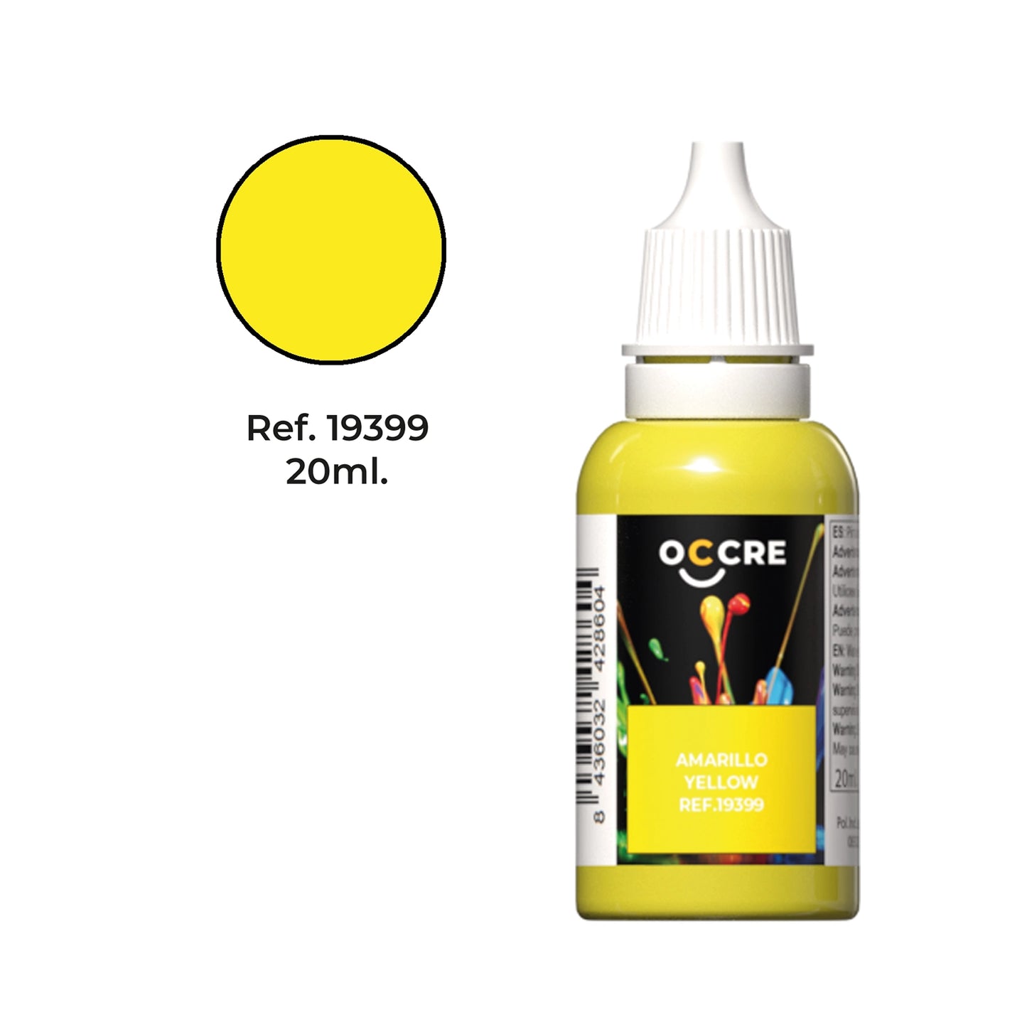 Acrylic Paint Yellow 20ml