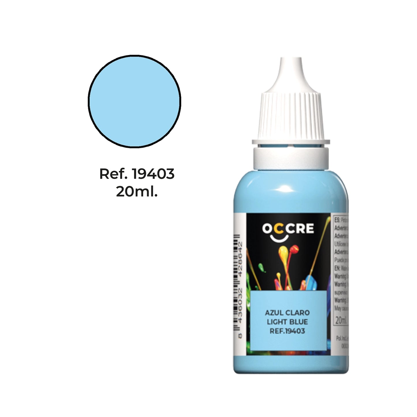 Acrylic Paint Light Blue 20ml