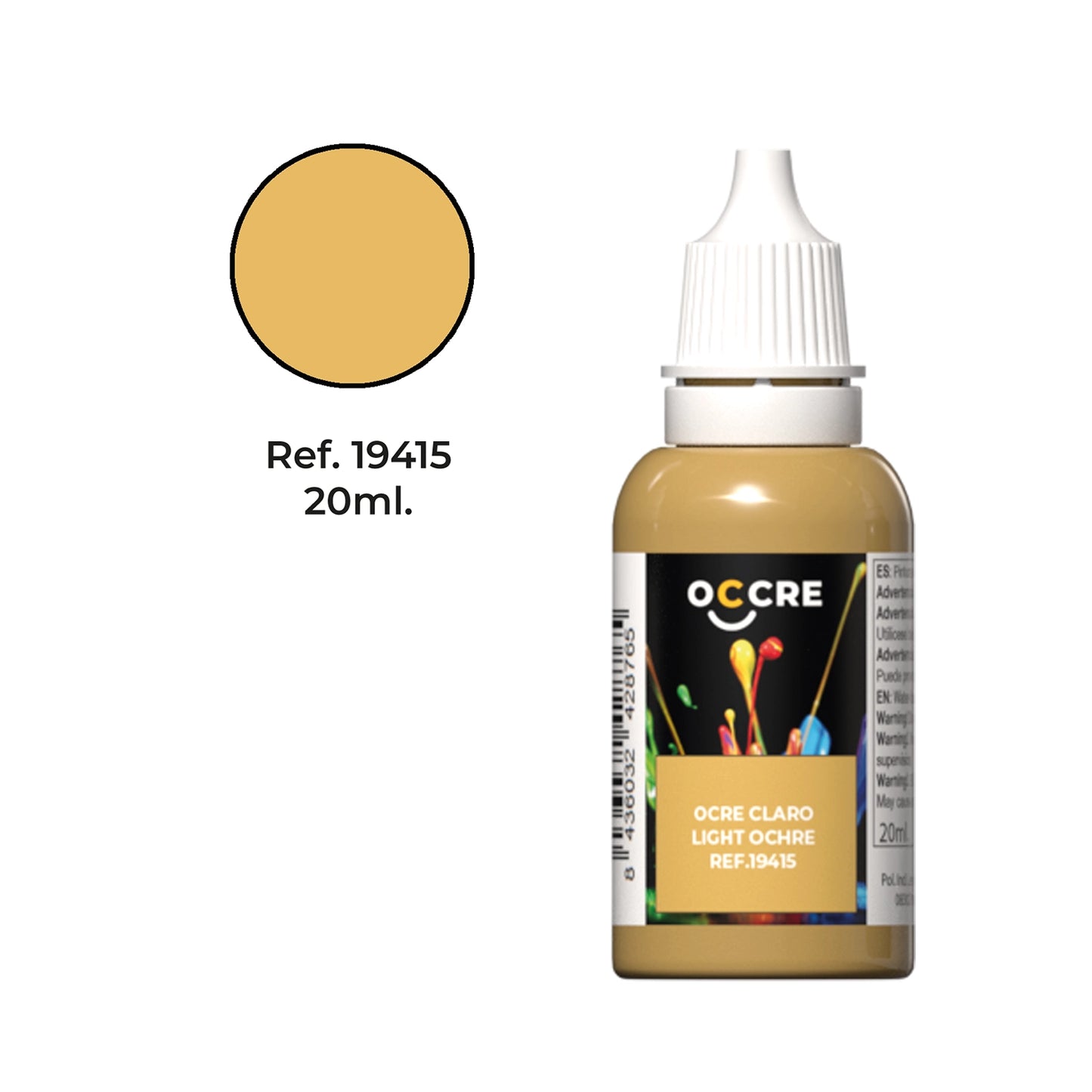 Acrylic Paint Light Ochre 20ml