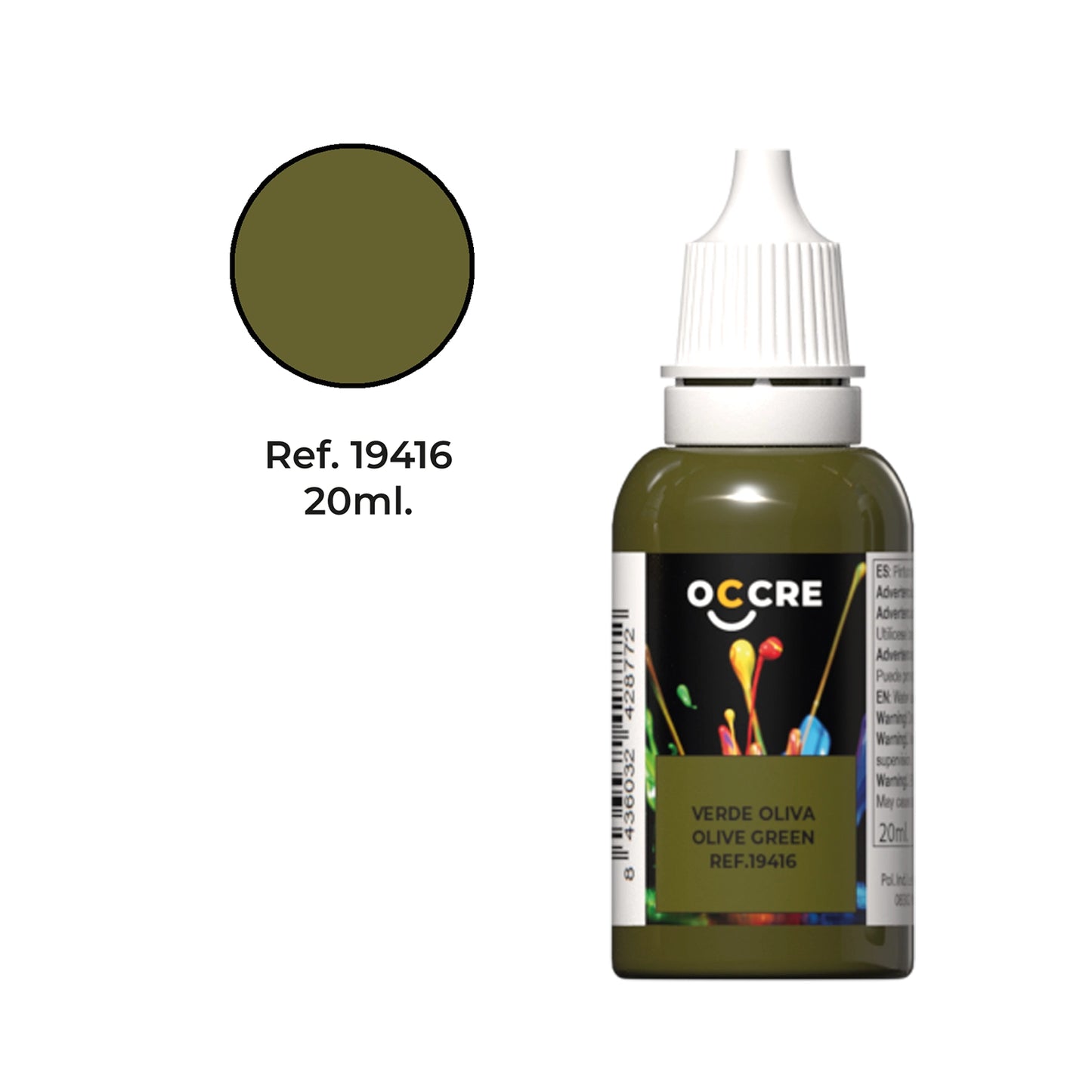 Acrylic Paint Olive Green 20ml
