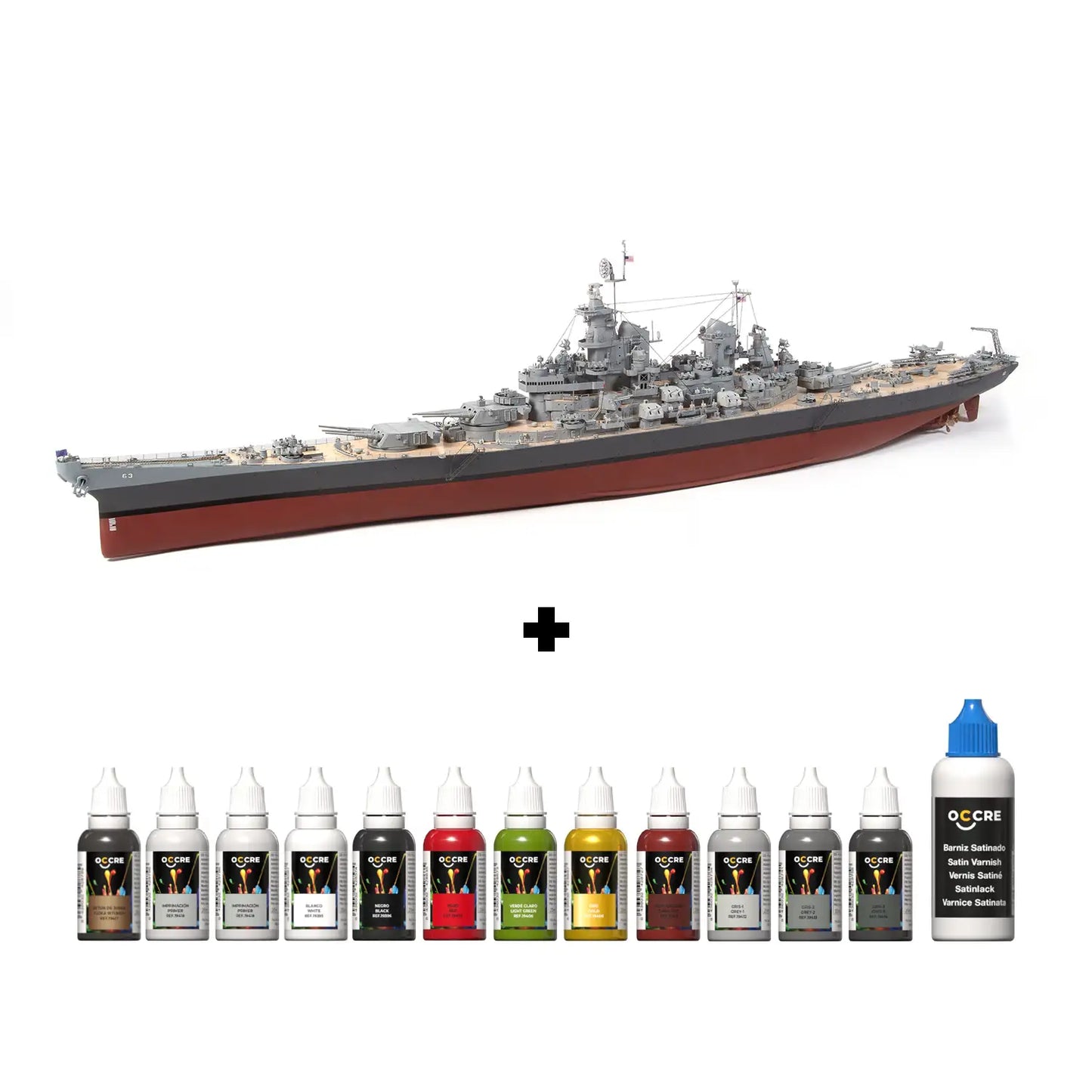 USS Missouri (BB-63) Acrylic Paint Pack