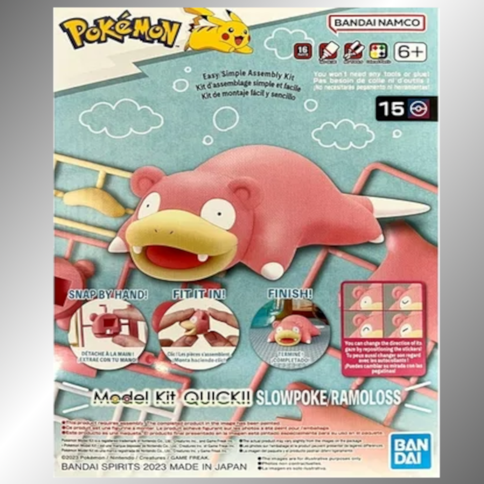 Bandai 15 Slowpoke Pokemon Quick Kit