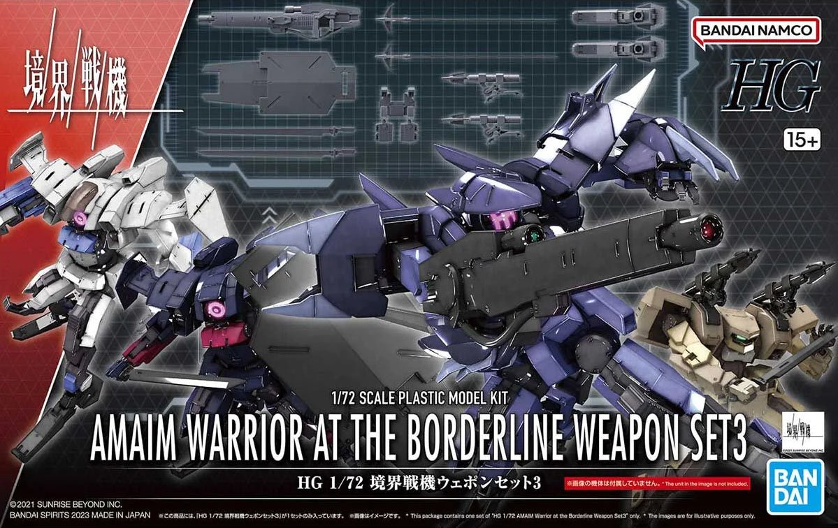 Bandai Amaim Warrior at Borderline Weapon Set