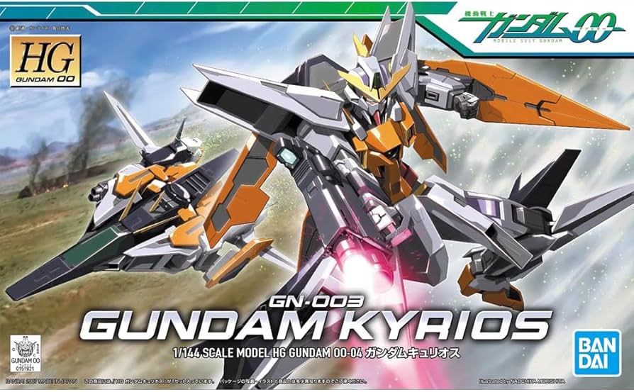 Bandai HG Gundam Kyrios Gundam 00