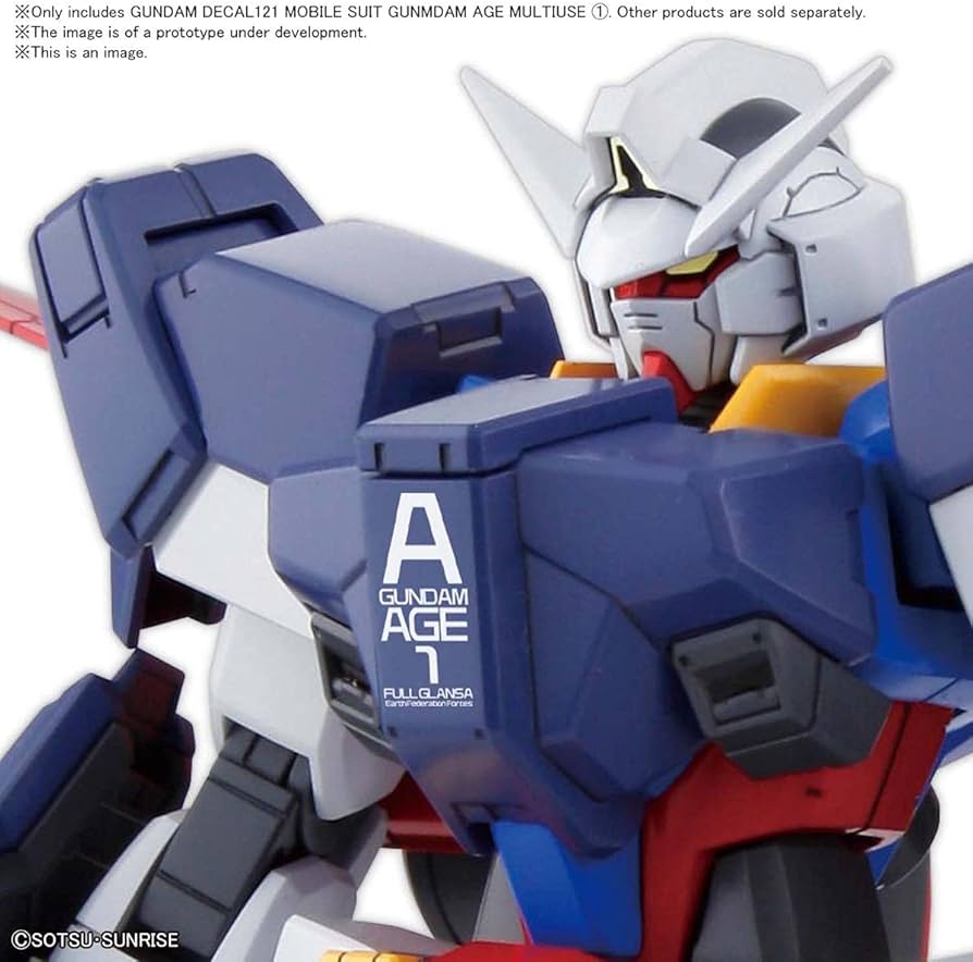Bandai Mobile Suit Gundam Age Multiuse Decal123