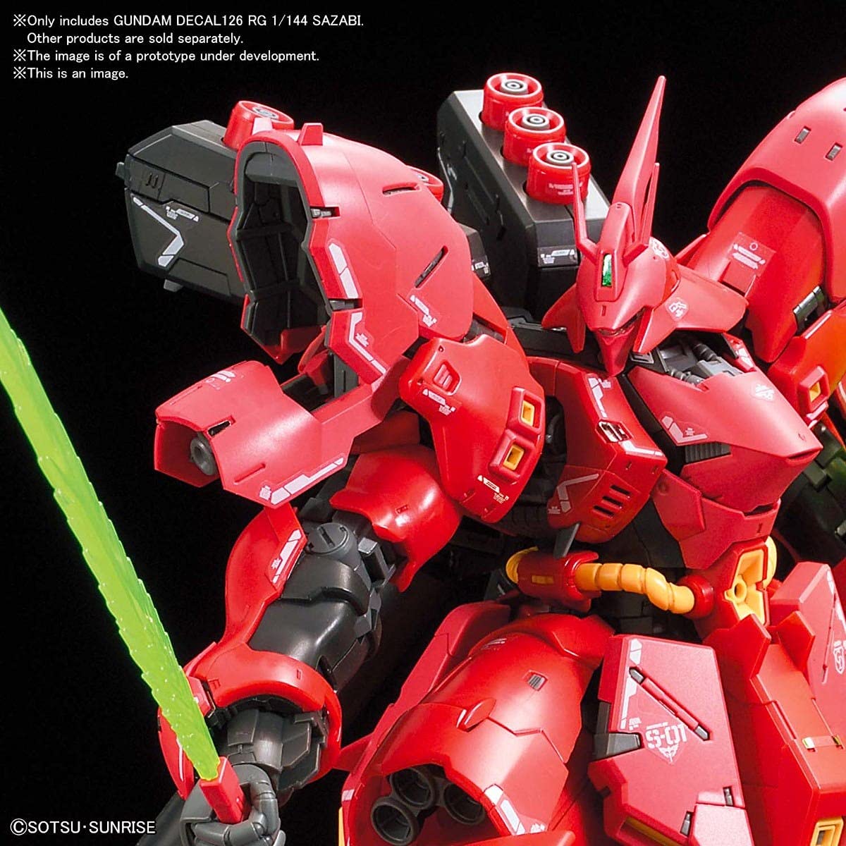 Bandai GD-126 RG Sazabi Char's Counteratt Decal