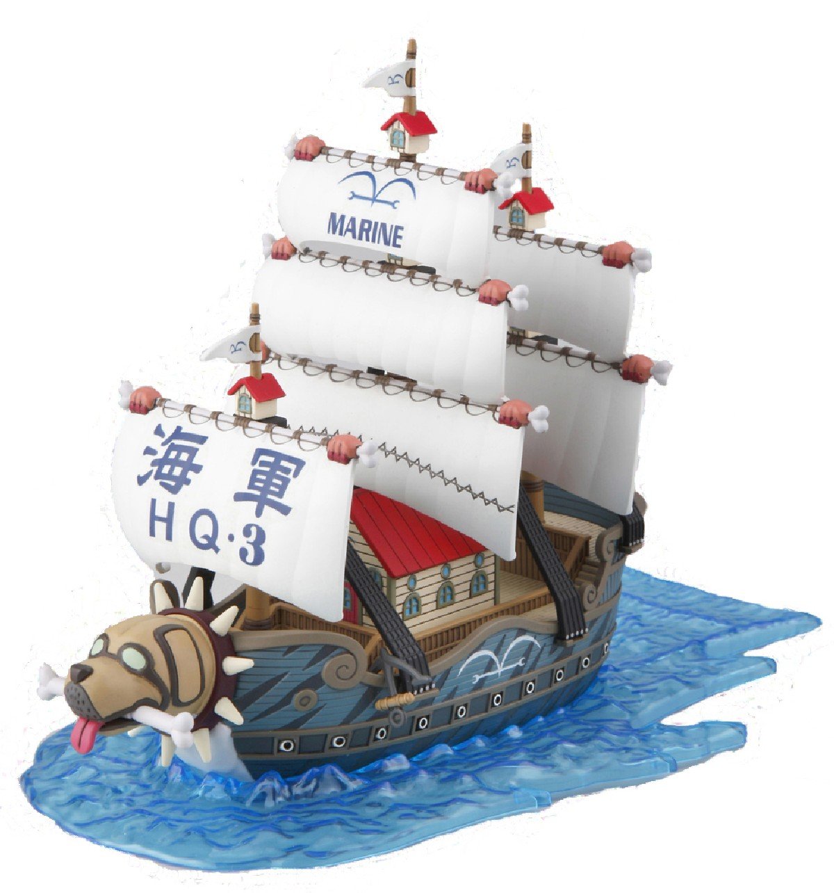 Bandai 08 Garp's Marine Ship GSC
