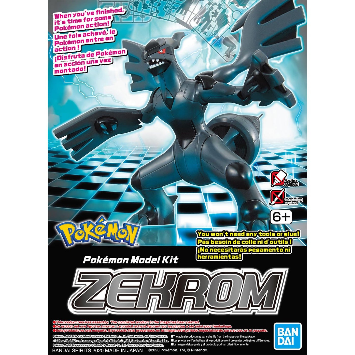 Bandai Zekrom Pokemon Model Kit