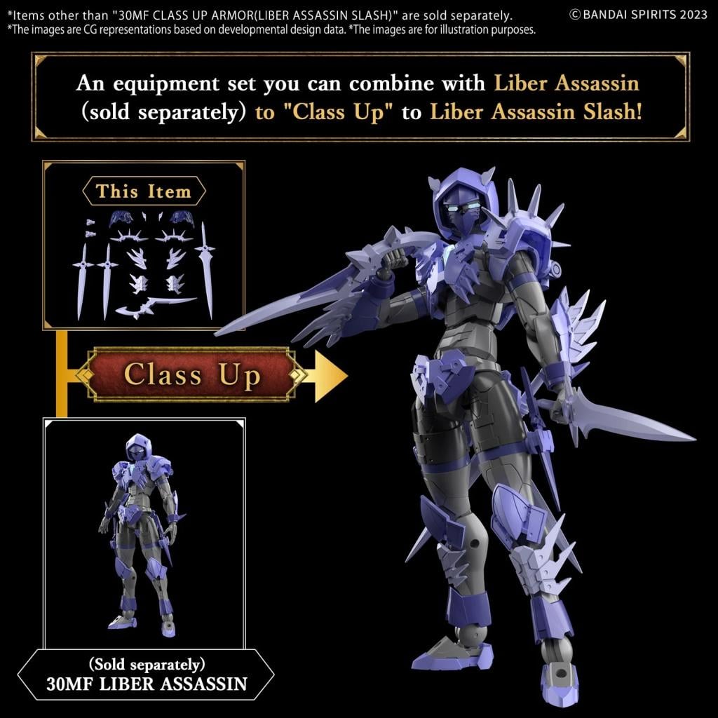 Bandai 30MF Class UP Armor Liber Assassin Slash