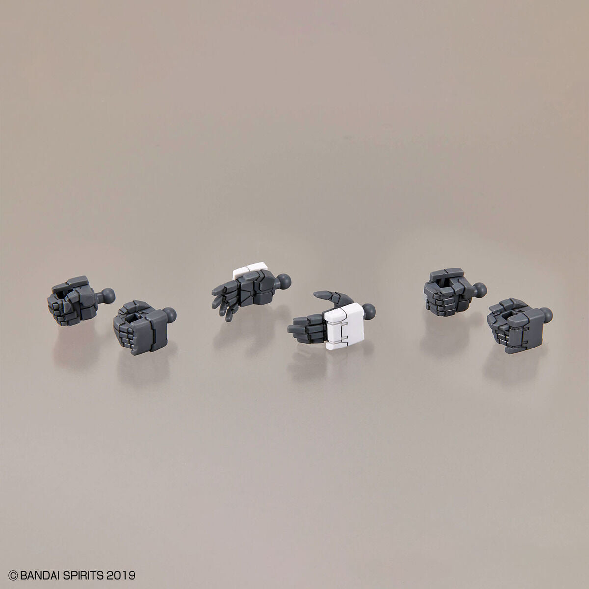 Bandai Option Parts Set 12 Hands,MultiJoint30MM
