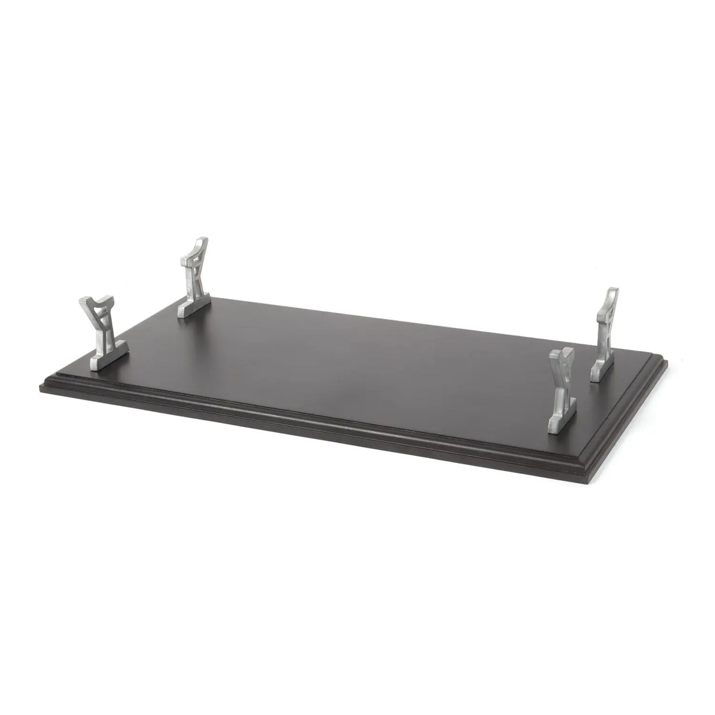 Complete display stand with 4 metal supports