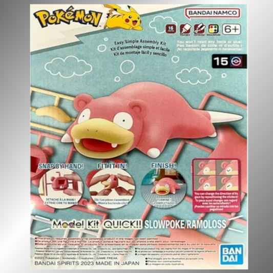 Bandai 15 Slowpoke Pokemon Quick Kit