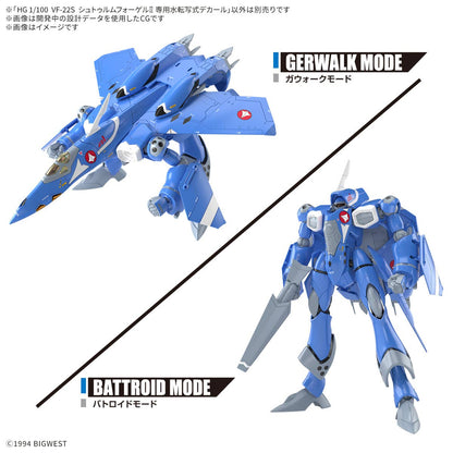Bandai HG VF-22S Sturmvogel II Decal