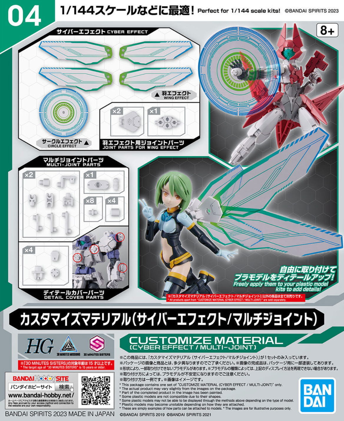Bandai Customized Material (Cyber Effect/Multi
