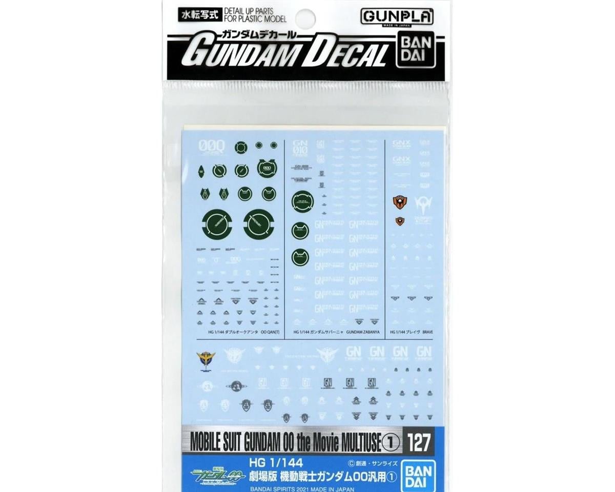 Bandai Decal 127 Mobile Suit Gundam 00 The Movi