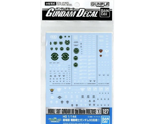 Bandai Decal 127 Mobile Suit Gundam 00 The Movi