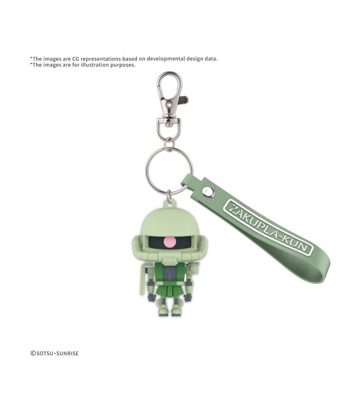 Bandai Zakupla-Kun 3D KeyChain