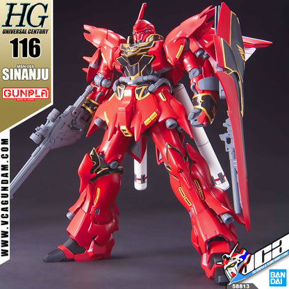 Bandai HG Msn-06S Sinanju Gundam UC HGUC 1:144