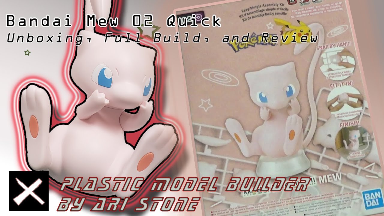 Bandai 02 Mew Pokemon Quick Kit