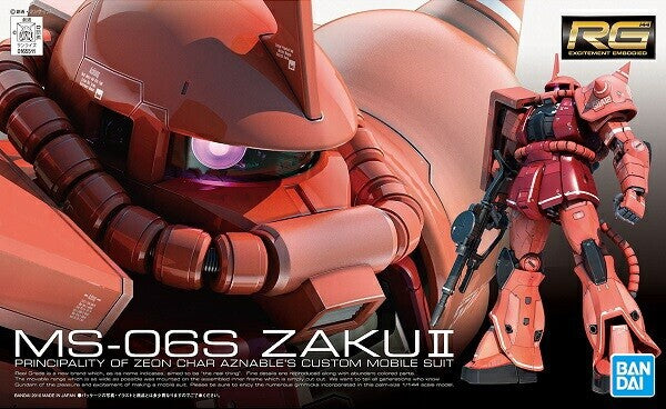 Bandai RG 2 MS-06S Char's Zaku II Mobile Suit