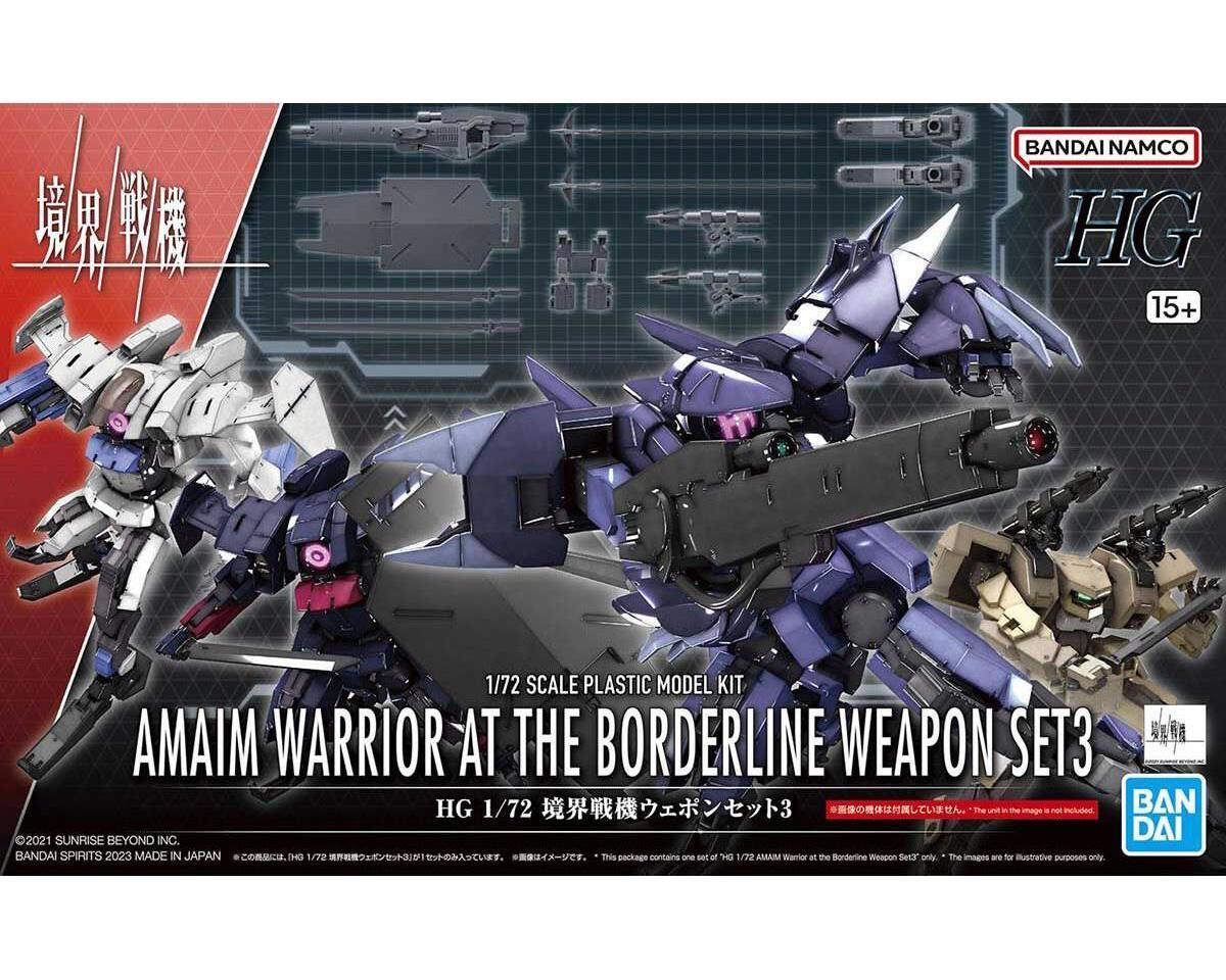 Bandai HG Amain Warrior At Borderline WeaponSet